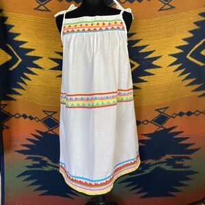 Y2K Handmade Spring Summer Boho Hippie Dress. Midi. OOAK. Excellent Shape. S/M